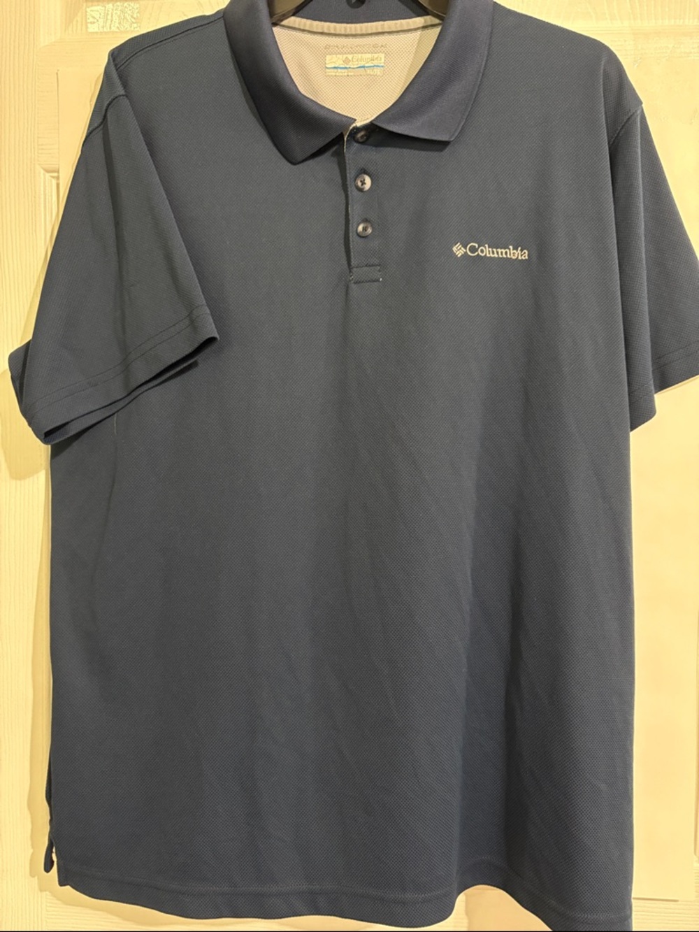 Columbia Navy Blue Polo with Embroidered Logo